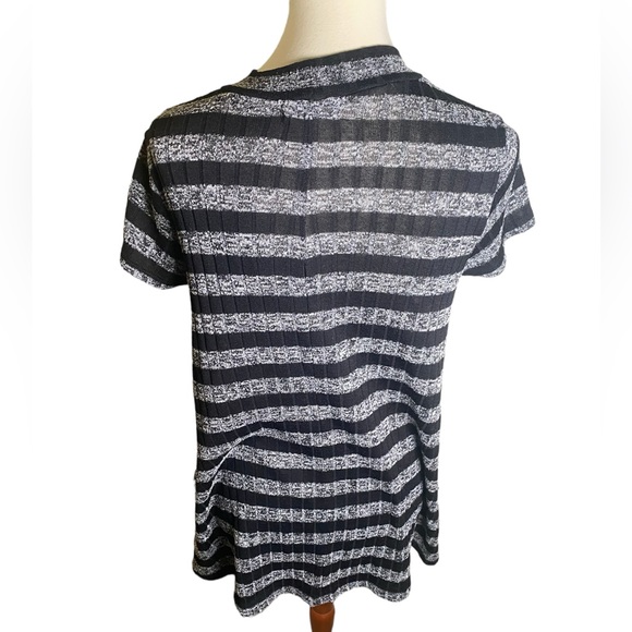 Pink Rose Striped Top - Picture 2 of 3